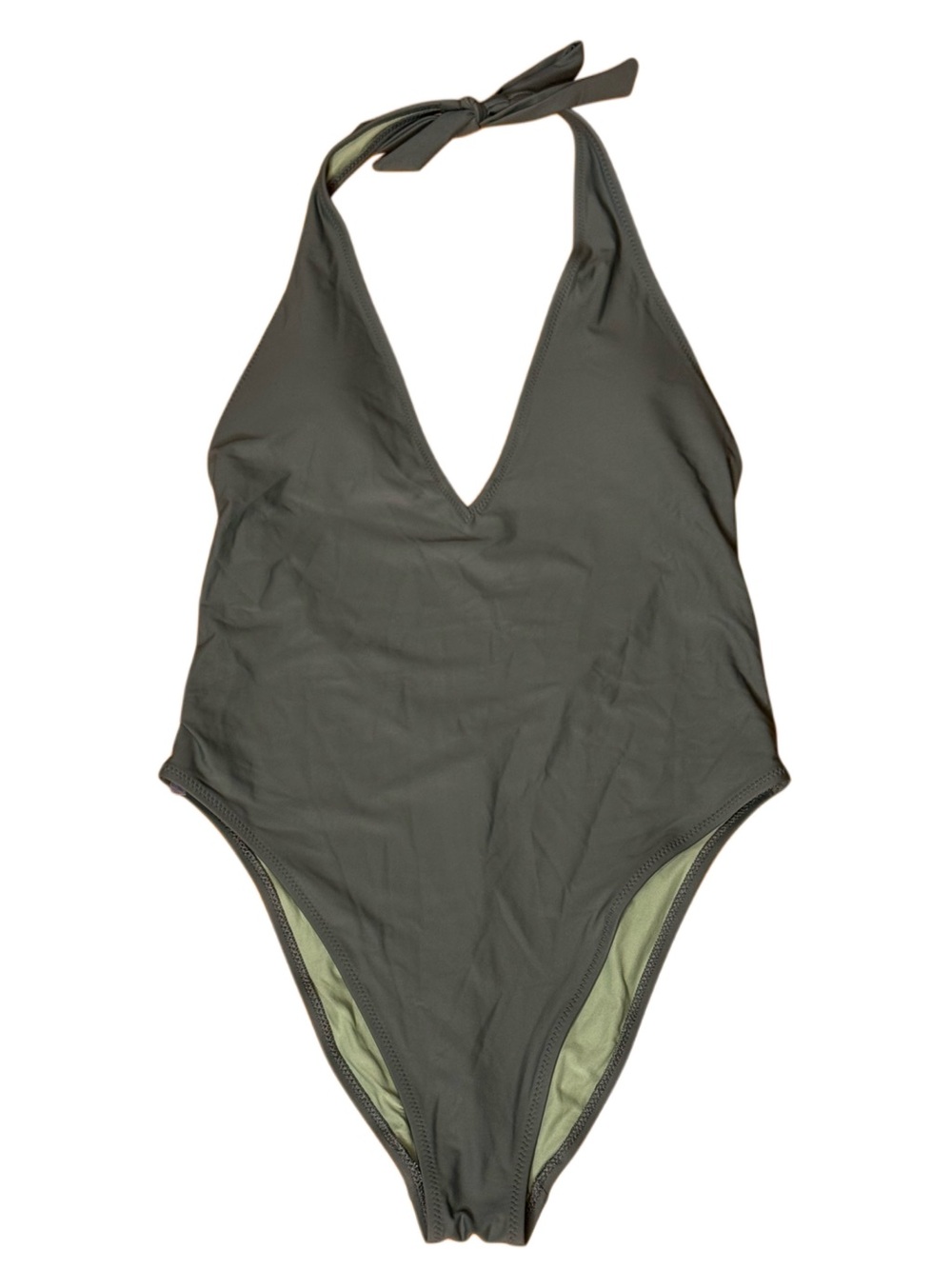 Aerie Super Plunge Halter One Piece Swimsuit NWOT
